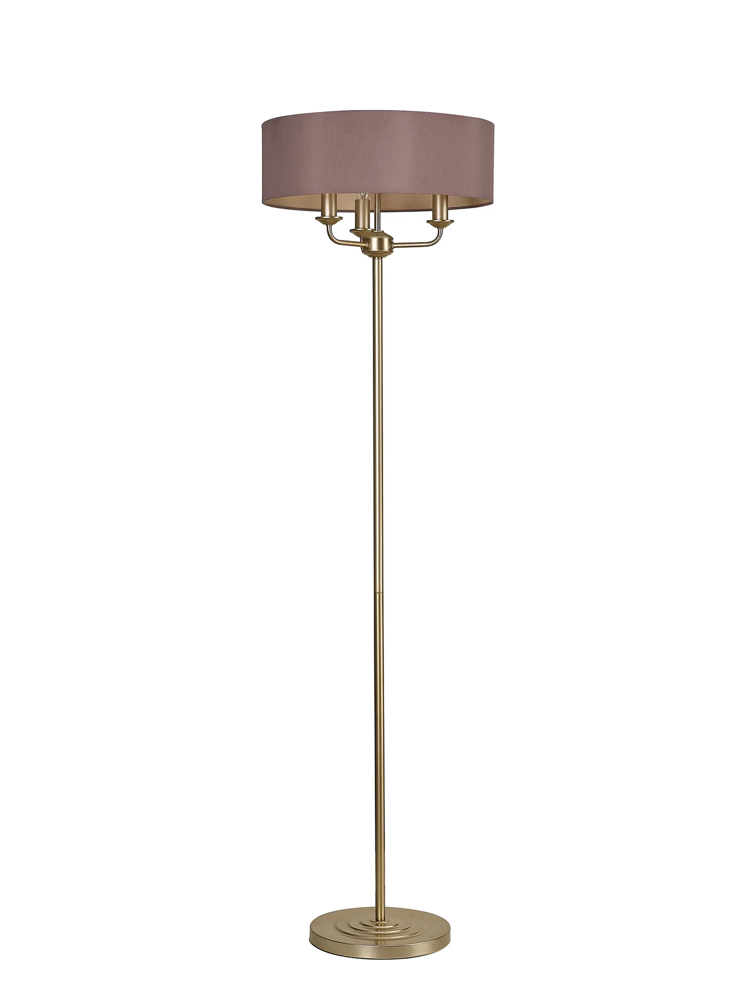 Banyan 45cm 3 Light Floor Lamp Champagne Gold, Taupe DK0992  Deco Banyan CG TA